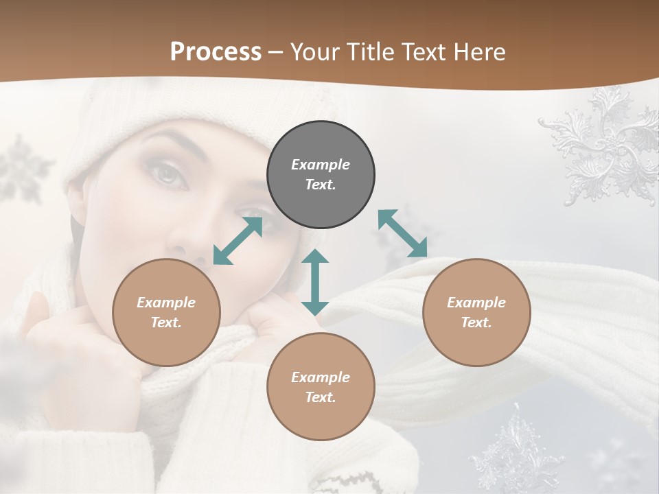 Closeup Cosmetics Fashion PowerPoint Template