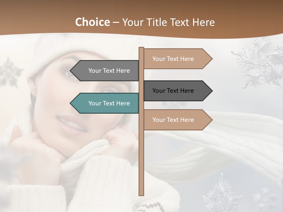 Closeup Cosmetics Fashion PowerPoint Template