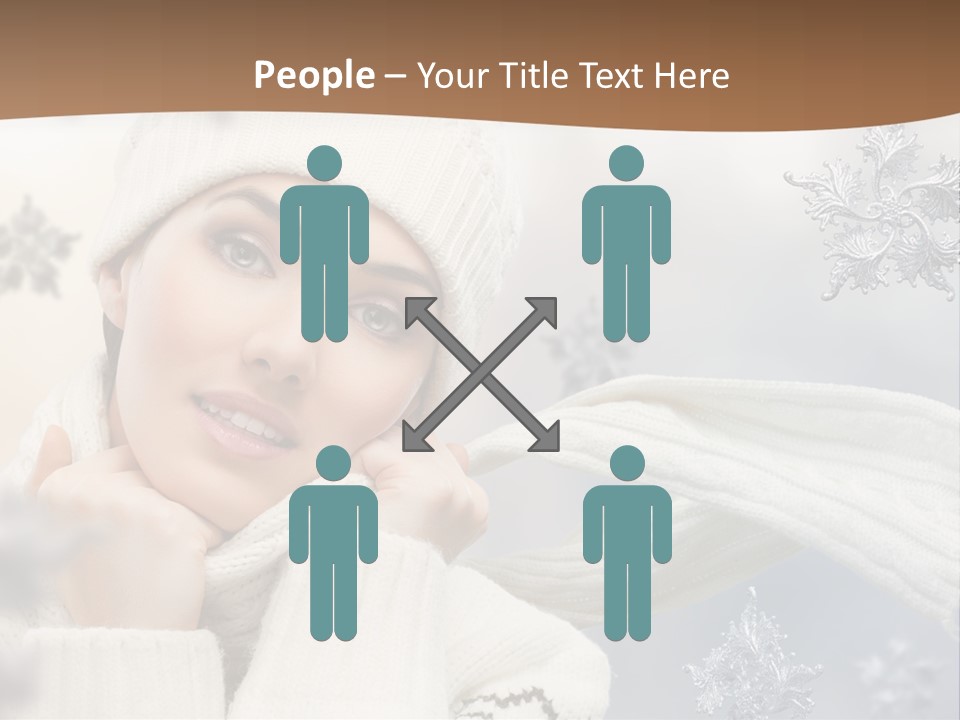 Closeup Cosmetics Fashion PowerPoint Template