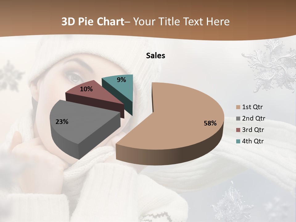 Closeup Cosmetics Fashion PowerPoint Template