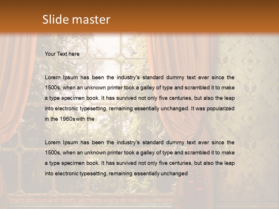 Armchair Panel Comfortable PowerPoint Template