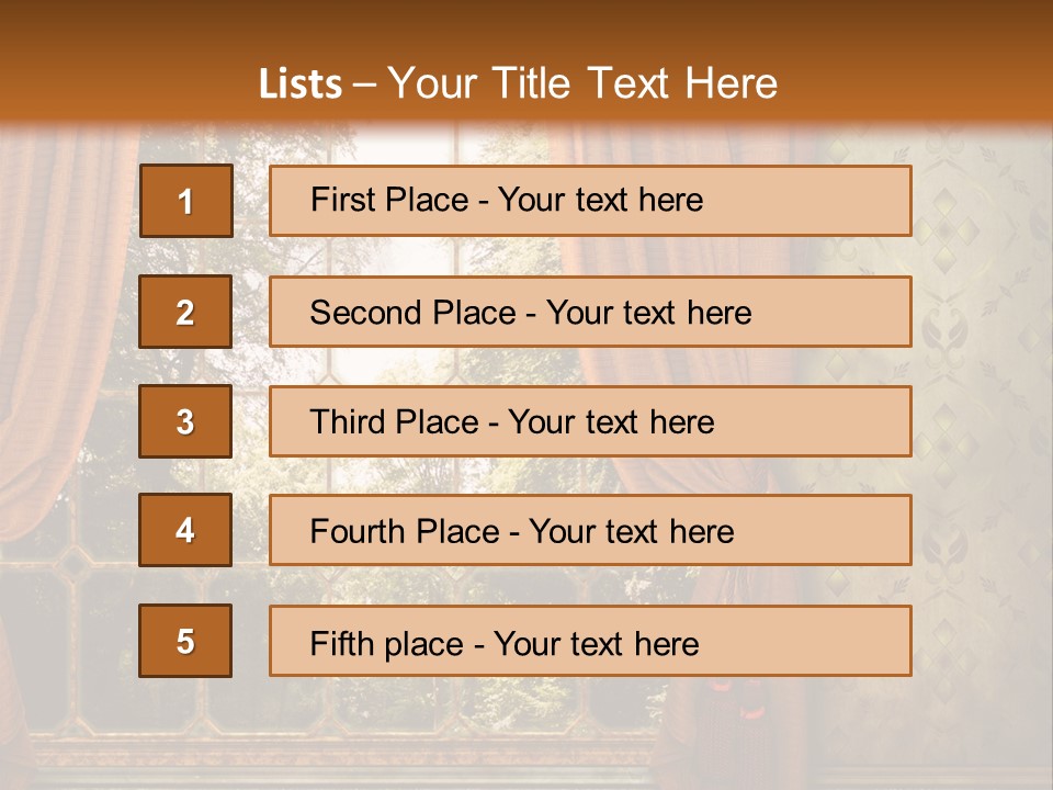 Armchair Panel Comfortable PowerPoint Template
