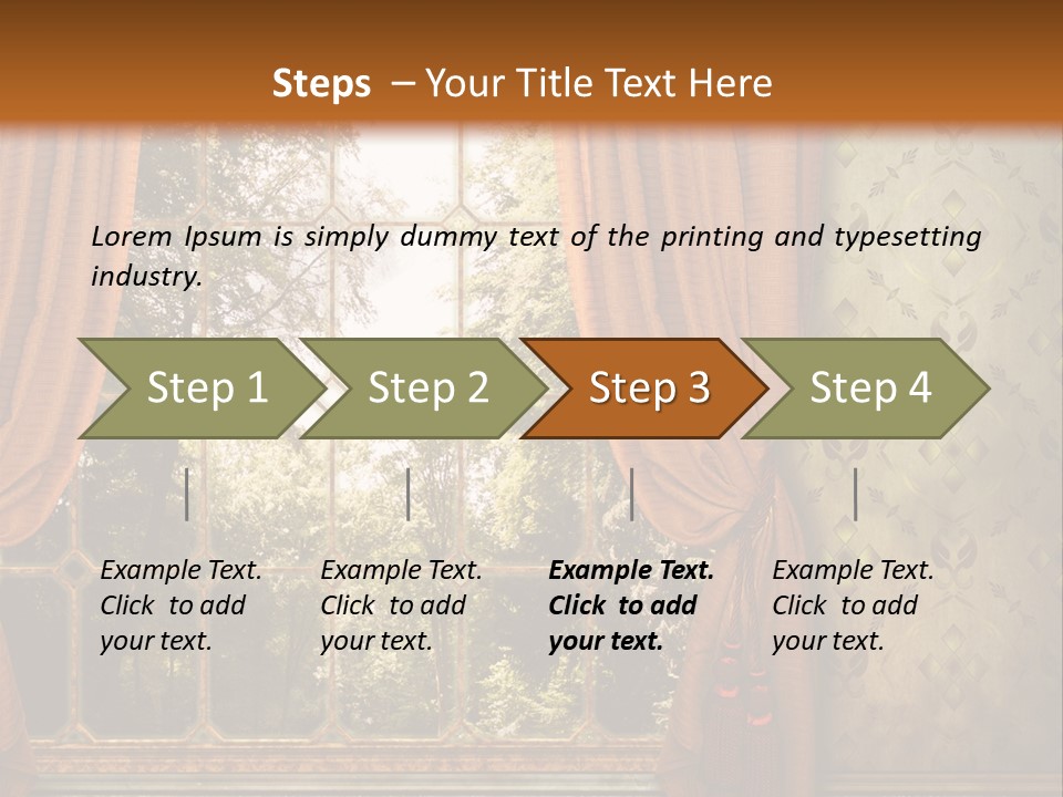 Armchair Panel Comfortable PowerPoint Template