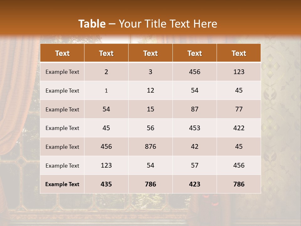 Armchair Panel Comfortable PowerPoint Template