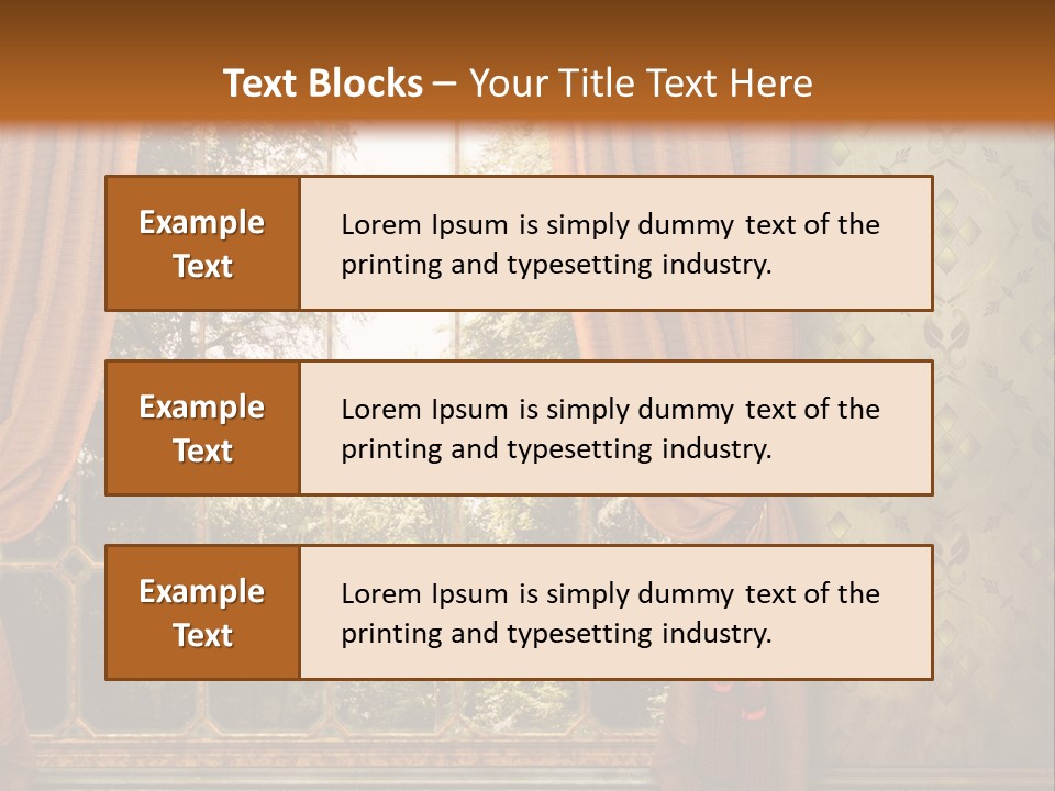 Armchair Panel Comfortable PowerPoint Template