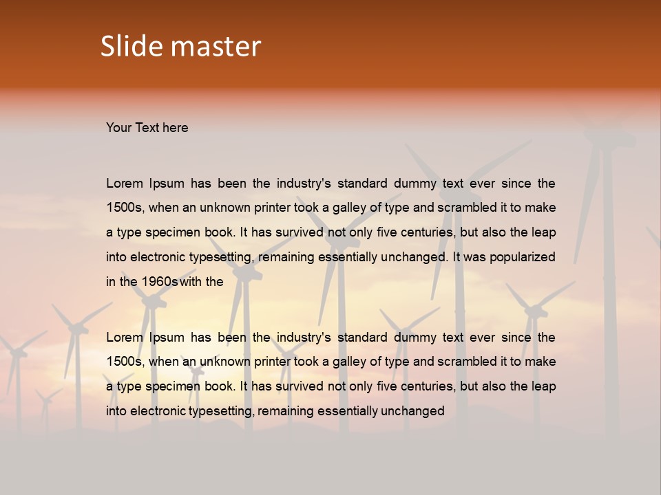Global Industrial Generator PowerPoint Template
