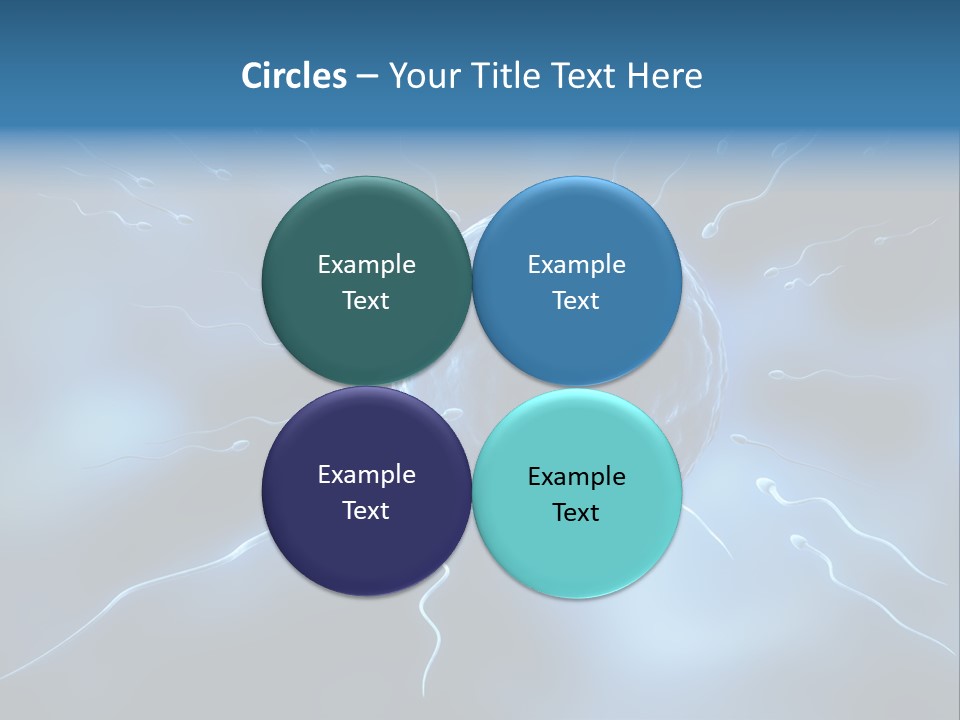 Cell Seed Reproduction PowerPoint Template