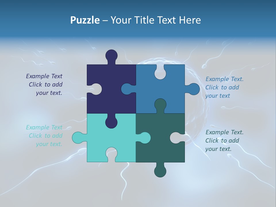 Cell Seed Reproduction PowerPoint Template