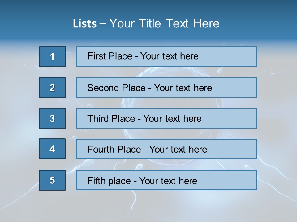 Cell Seed Reproduction PowerPoint Template