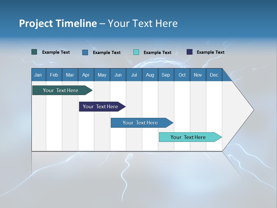 Cell Seed Reproduction PowerPoint Template