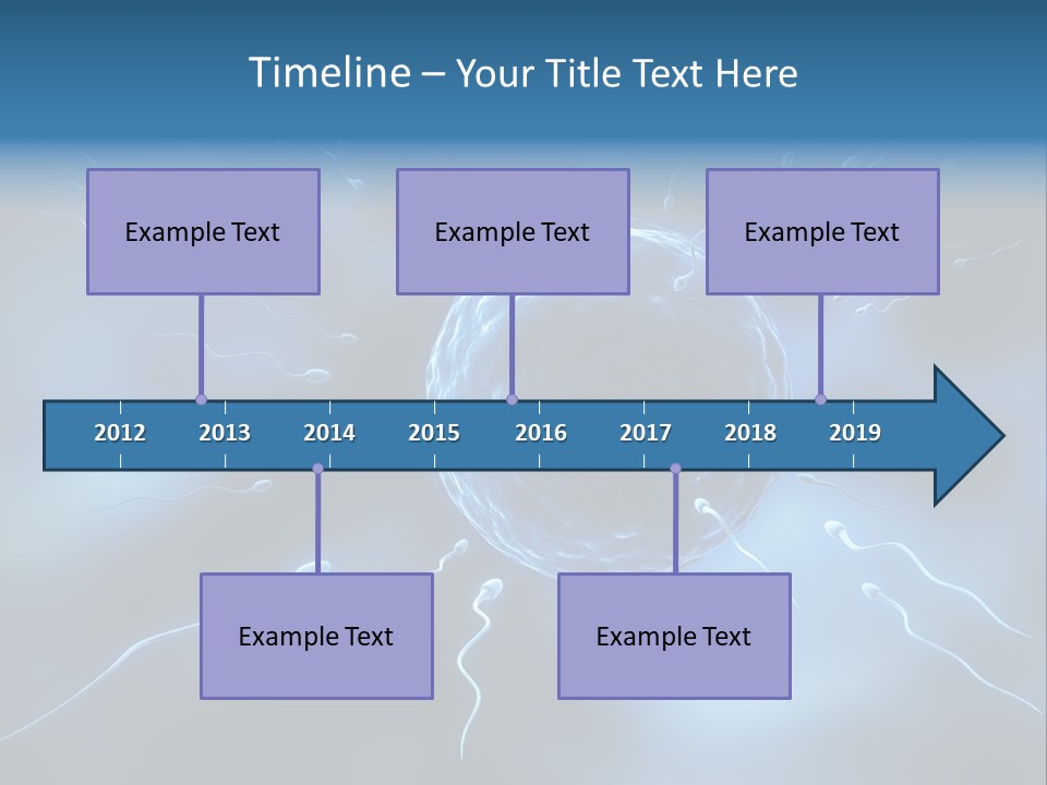 Cell Seed Reproduction PowerPoint Template