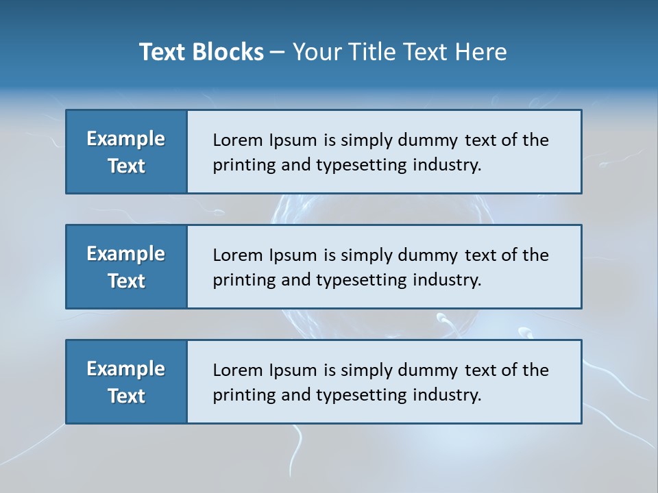Cell Seed Reproduction PowerPoint Template