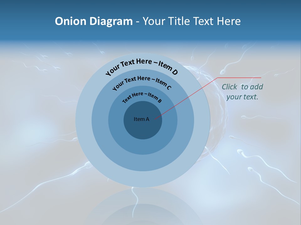 Cell Seed Reproduction PowerPoint Template
