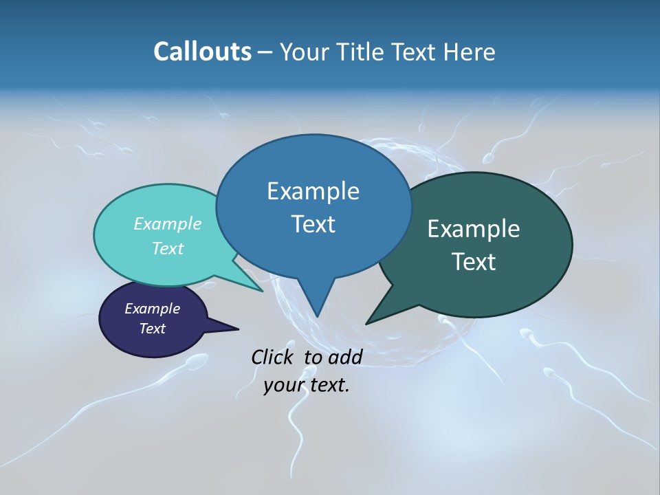 Cell Seed Reproduction PowerPoint Template