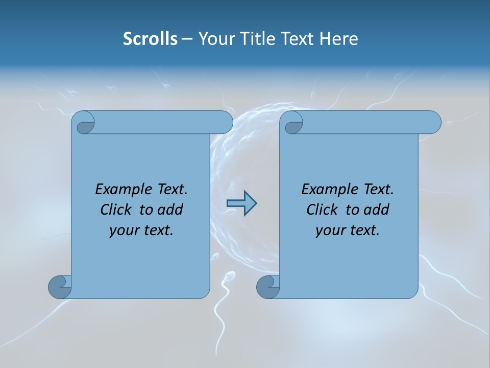 Cell Seed Reproduction PowerPoint Template