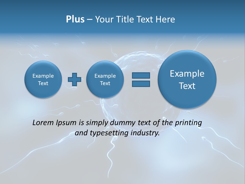 Cell Seed Reproduction PowerPoint Template