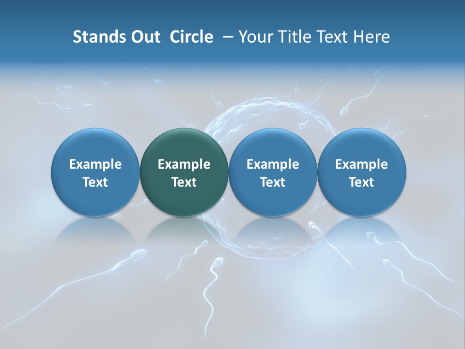 Cell Seed Reproduction PowerPoint Template