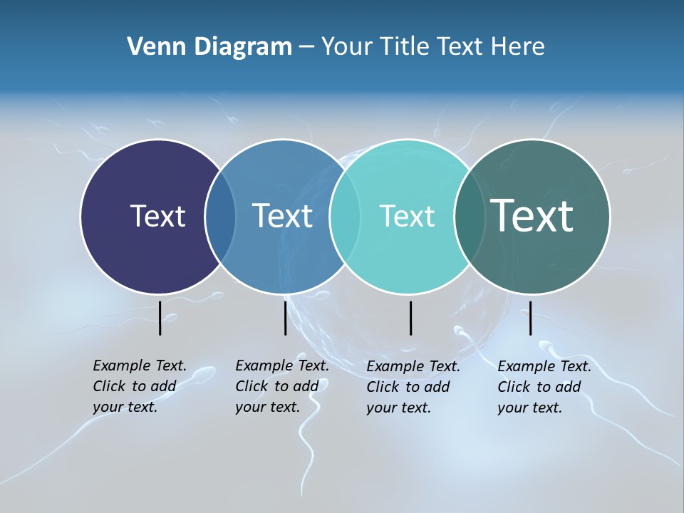 Cell Seed Reproduction PowerPoint Template