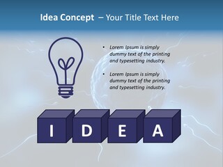 Cell Seed Reproduction PowerPoint Template