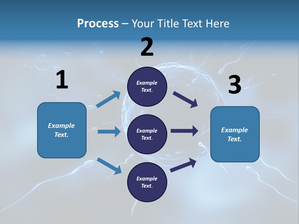 Cell Seed Reproduction PowerPoint Template