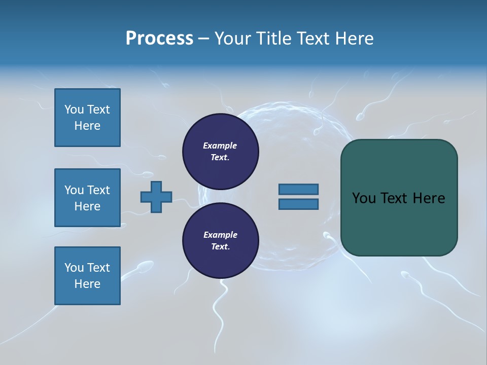 Cell Seed Reproduction PowerPoint Template