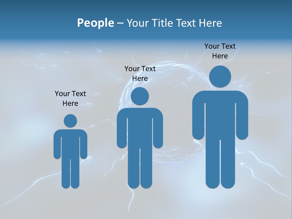 Cell Seed Reproduction PowerPoint Template