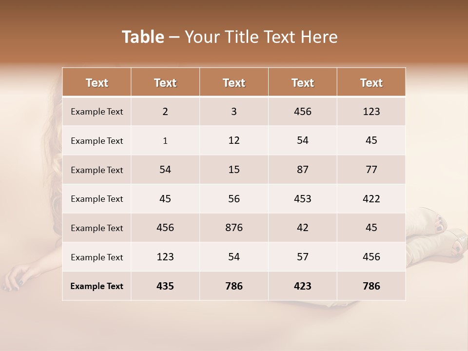 Corset Seductive Lady PowerPoint Template
