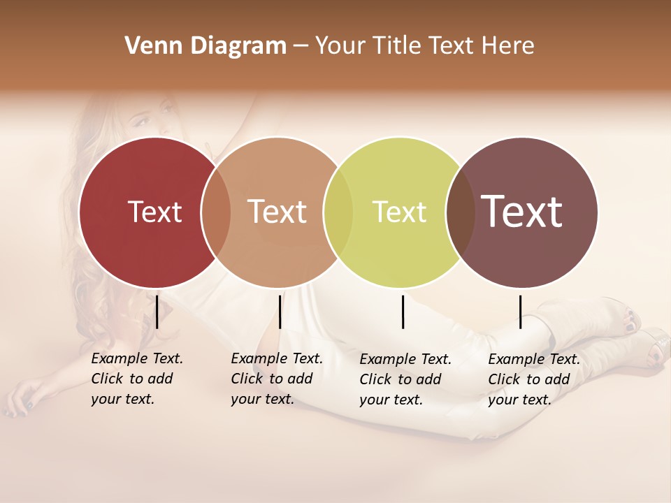 Corset Seductive Lady PowerPoint Template