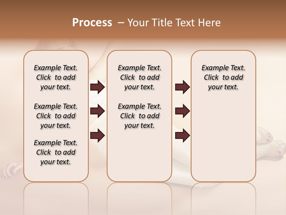 Corset Seductive Lady PowerPoint Template