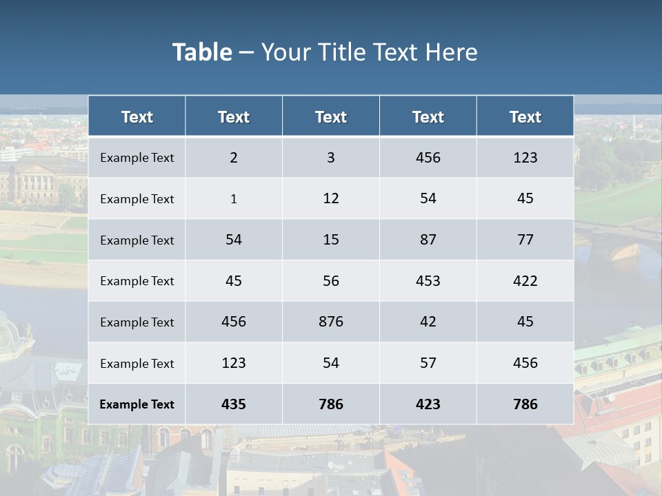 Summer Sky Day PowerPoint Template