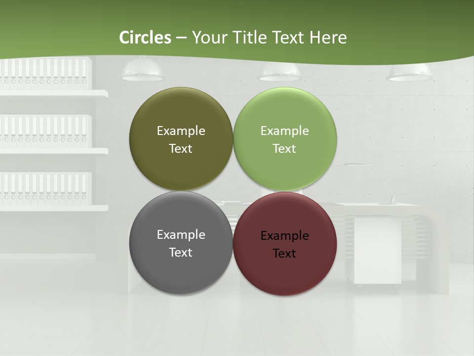 Armchair Panel Comfortable PowerPoint Template