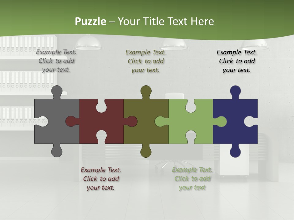 Armchair Panel Comfortable PowerPoint Template