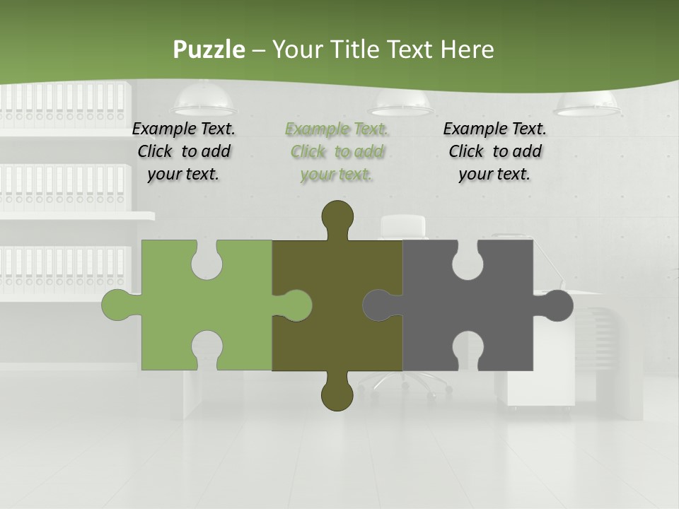 Armchair Panel Comfortable PowerPoint Template