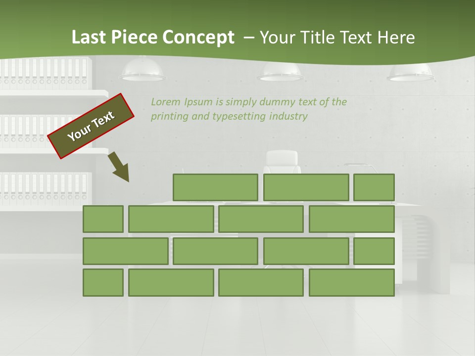Armchair Panel Comfortable PowerPoint Template