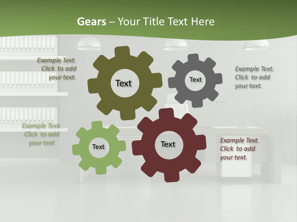 Armchair Panel Comfortable PowerPoint Template