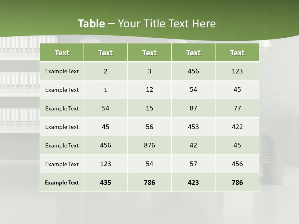 Armchair Panel Comfortable PowerPoint Template