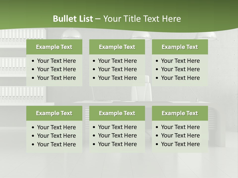 Armchair Panel Comfortable PowerPoint Template