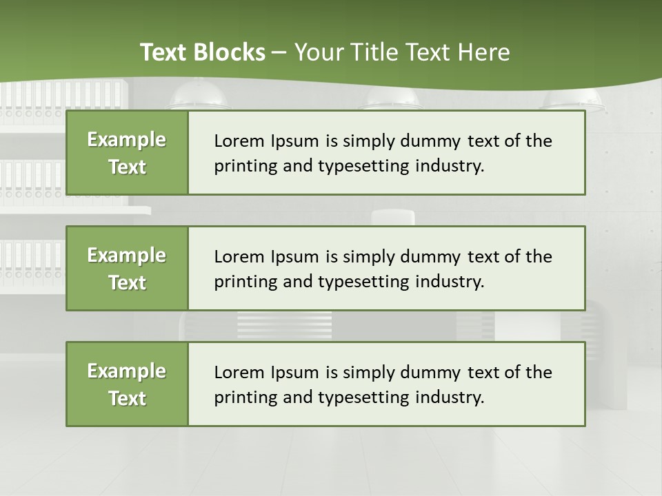 Armchair Panel Comfortable PowerPoint Template