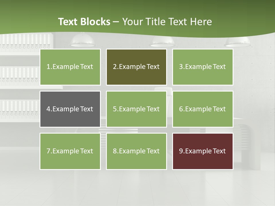 Armchair Panel Comfortable PowerPoint Template
