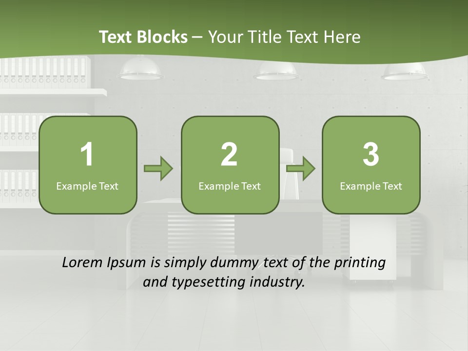 Armchair Panel Comfortable PowerPoint Template