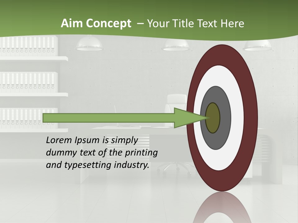 Armchair Panel Comfortable PowerPoint Template