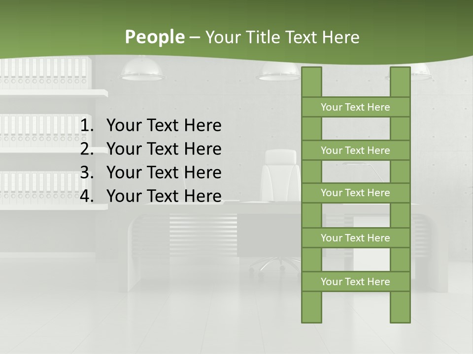 Armchair Panel Comfortable PowerPoint Template