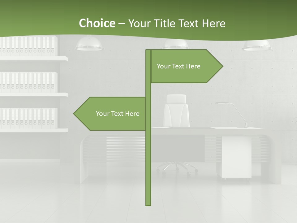 Armchair Panel Comfortable PowerPoint Template