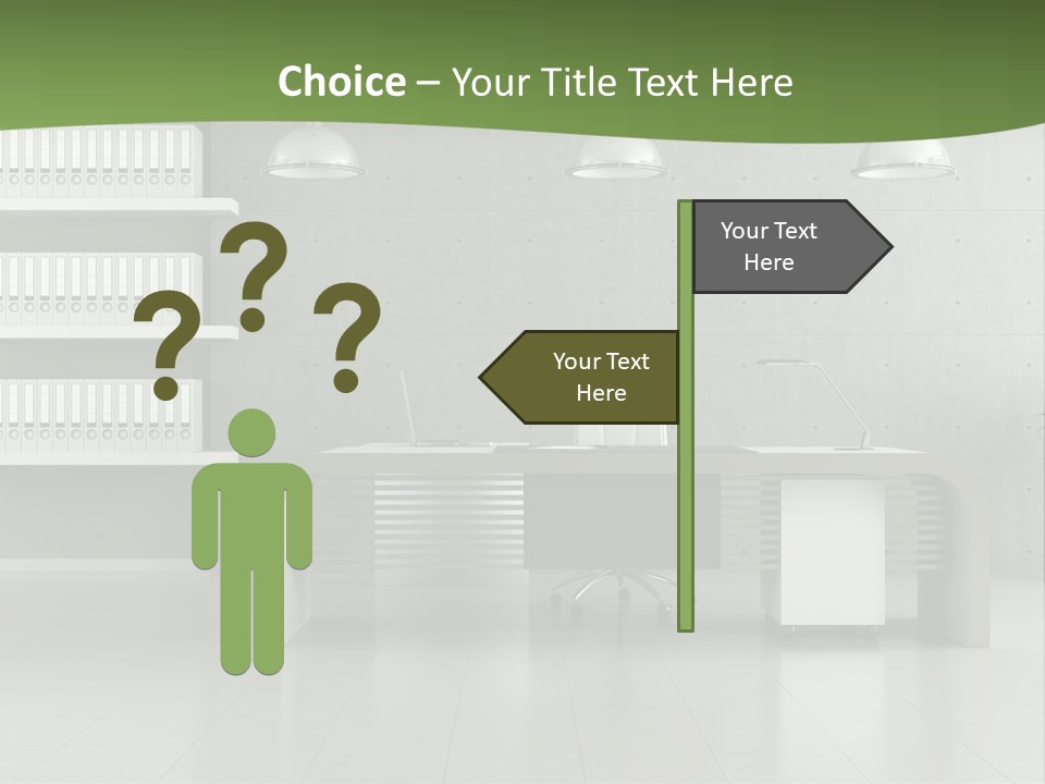 Armchair Panel Comfortable PowerPoint Template