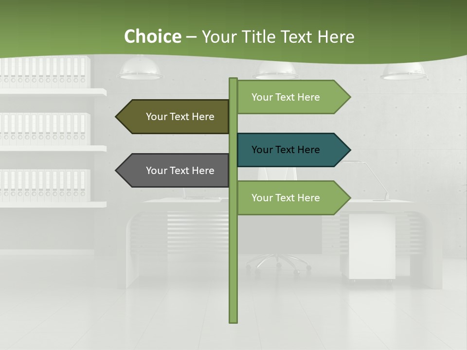 Armchair Panel Comfortable PowerPoint Template