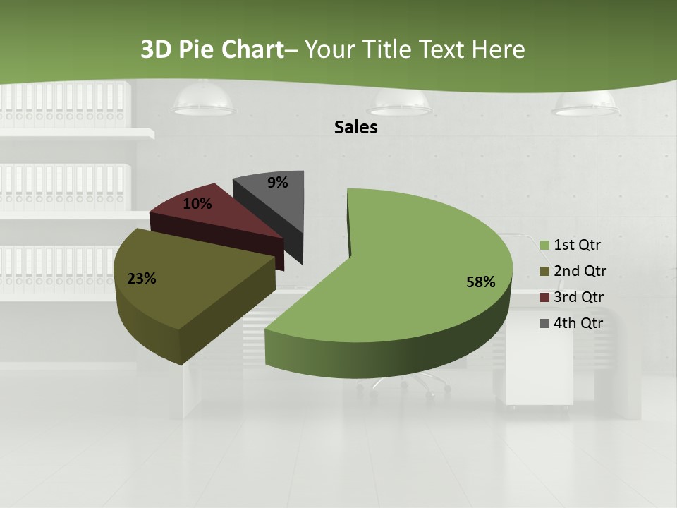 Armchair Panel Comfortable PowerPoint Template