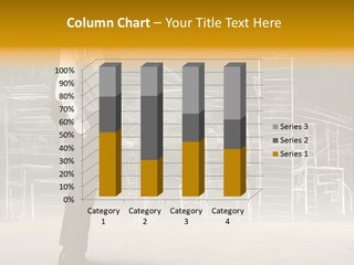 City Pencil Sketch PowerPoint Template