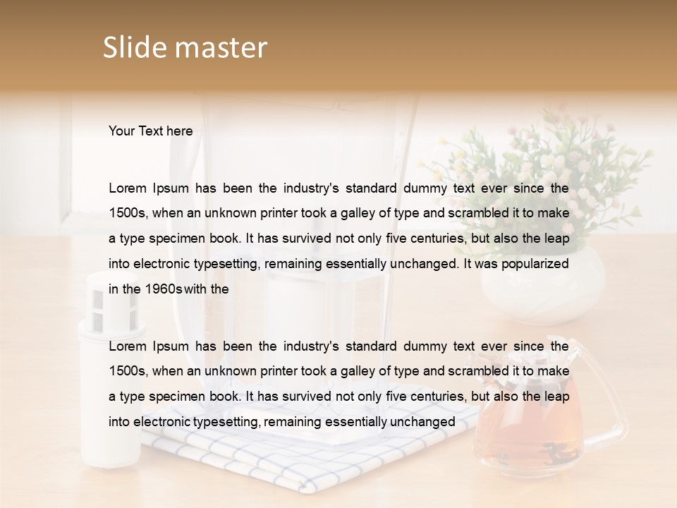 Water Ecology Purified PowerPoint Template