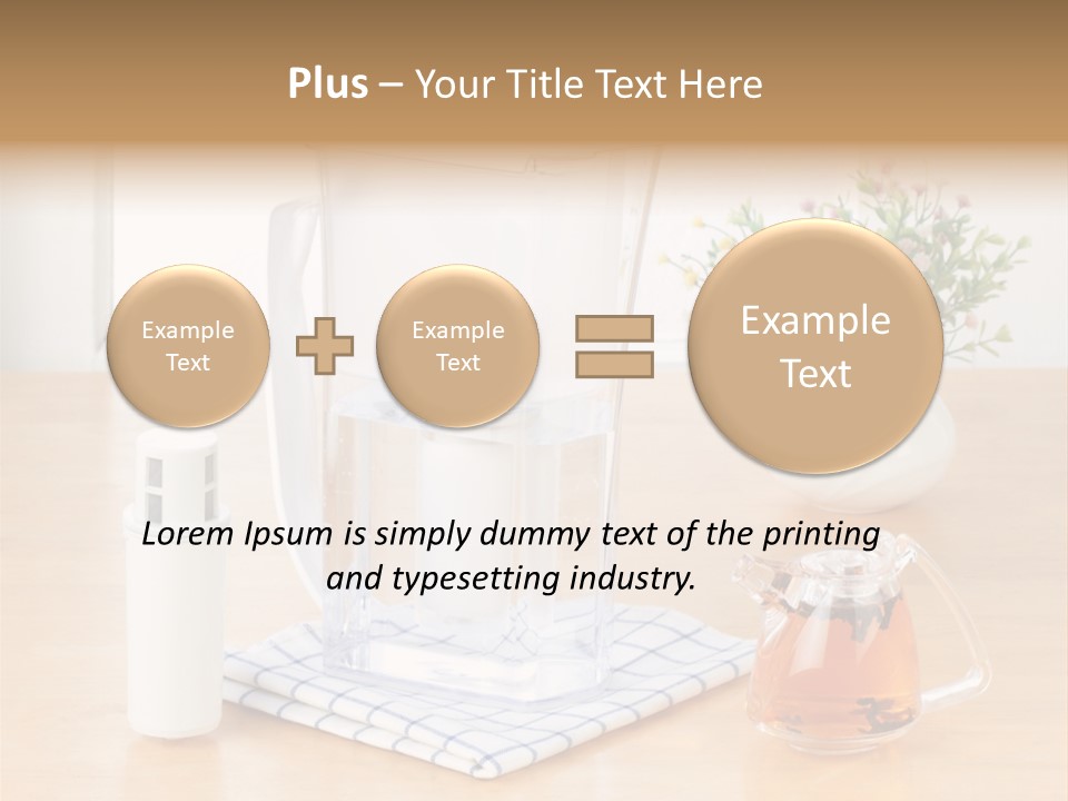 Water Ecology Purified PowerPoint Template