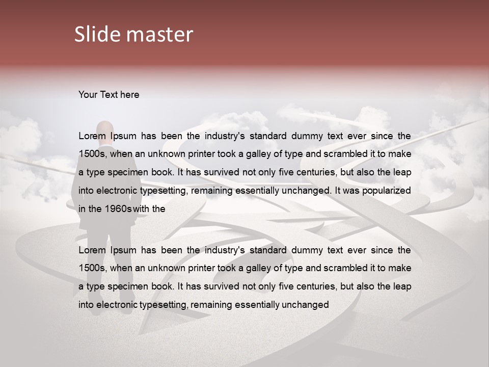 Think Improve Concept PowerPoint Template